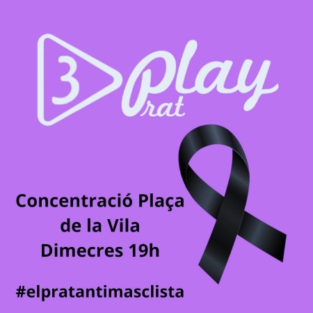 Des del Triplay Prat rebutgem enèrgicament qualsevol acte de violència masclista i vicària. Avui ens concentrarem a la plaça de la Vila a les 19h com a mostra de condol. . . #elpratantimasclista #niunamés #ensvolemvives